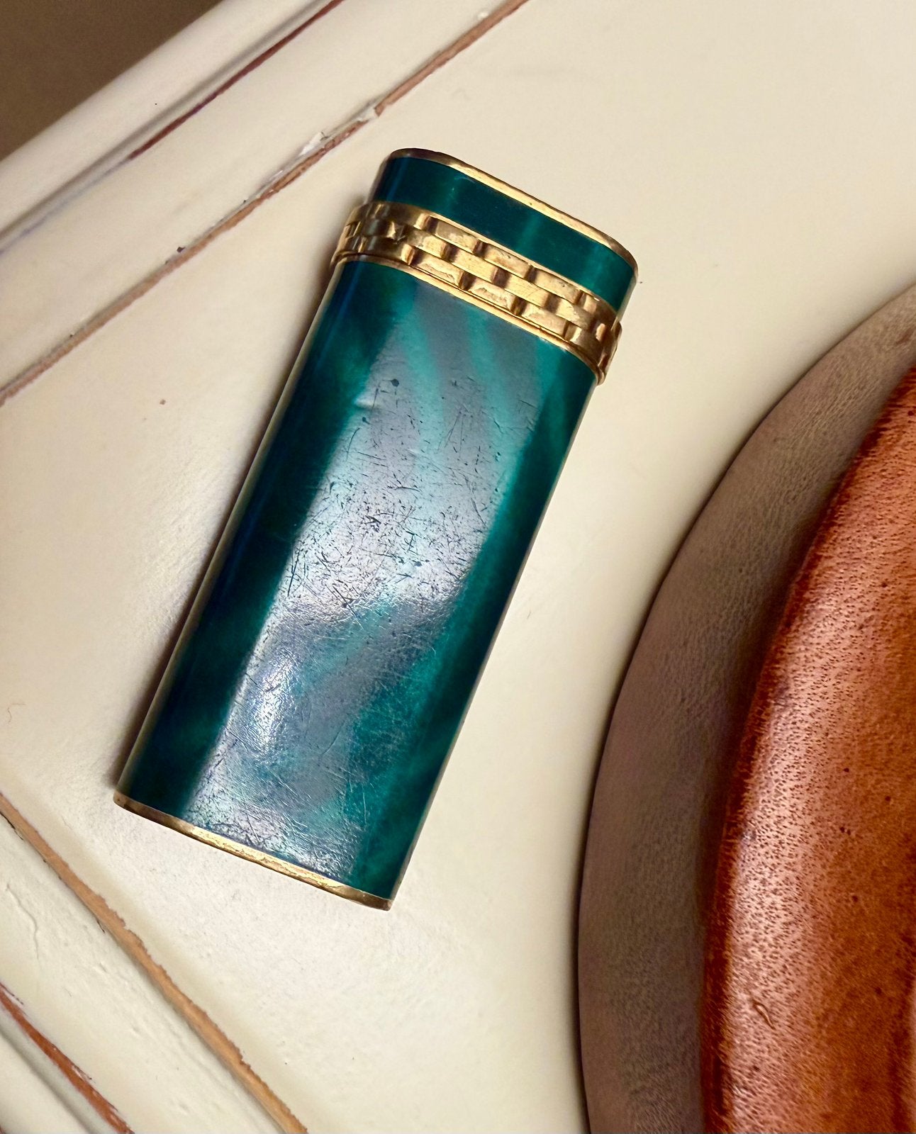 Cartier aansteker op gas. Niet fuctionerend. Gas leeg?, Collections, Enlèvement ou Envoi, Comme neuf, Briquet