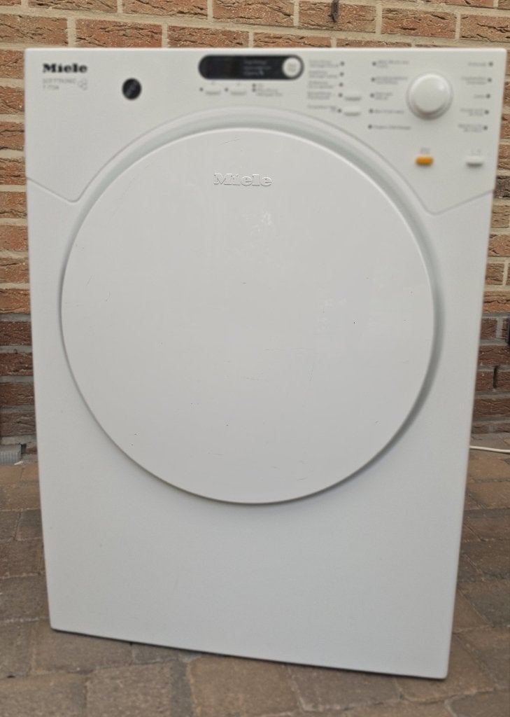 Droogkast - Miele SoftCare System T7734 - Koopje, Elektronische apparatuur, Droogkasten, Gebruikt, Luchtafvoer, Voorlader, 6 tot 8 kg