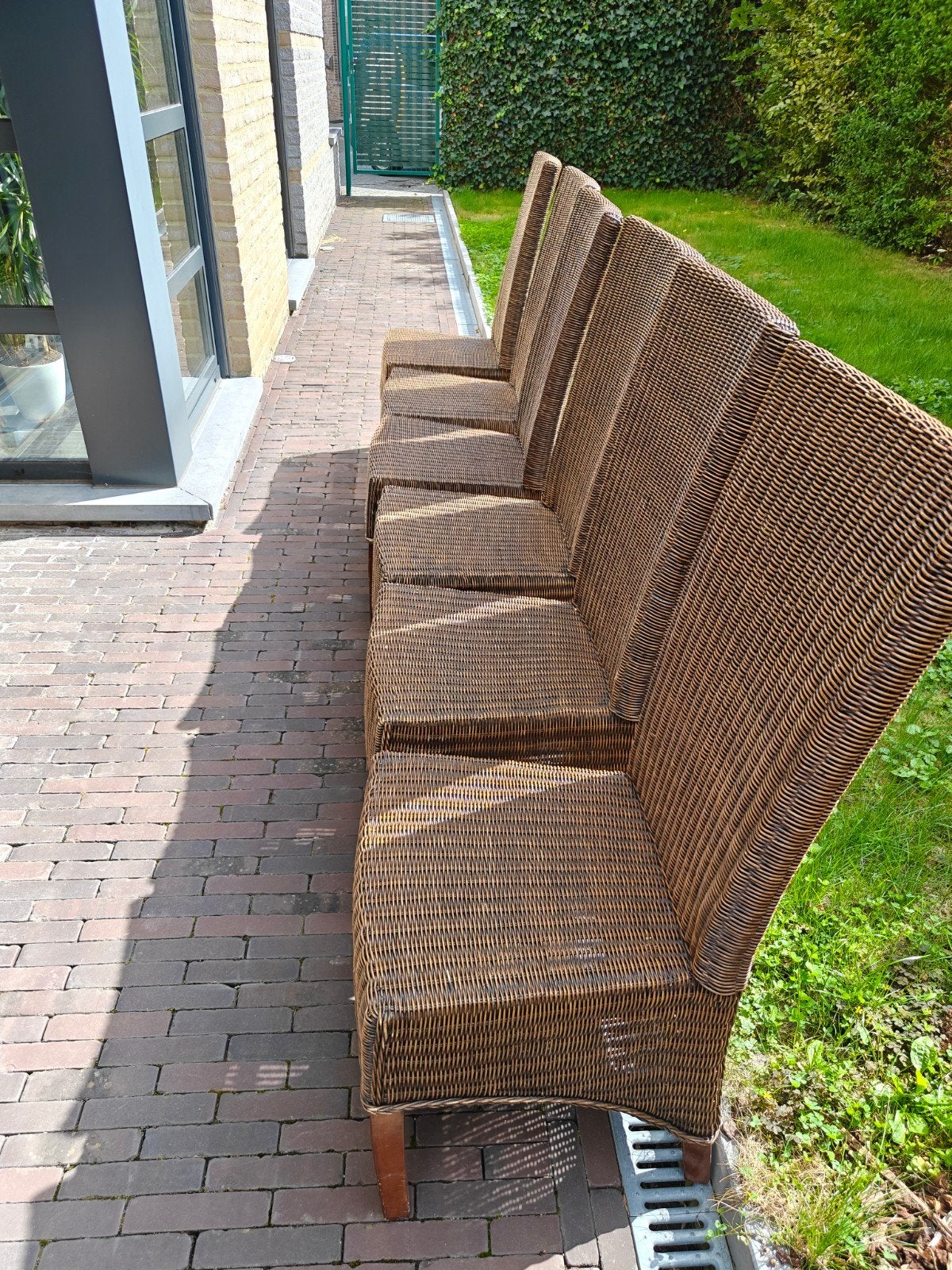 CHAISES EN OSIER À VENDRE, Osier ou Rotin, Comme neuf, Brun, Enlèvement