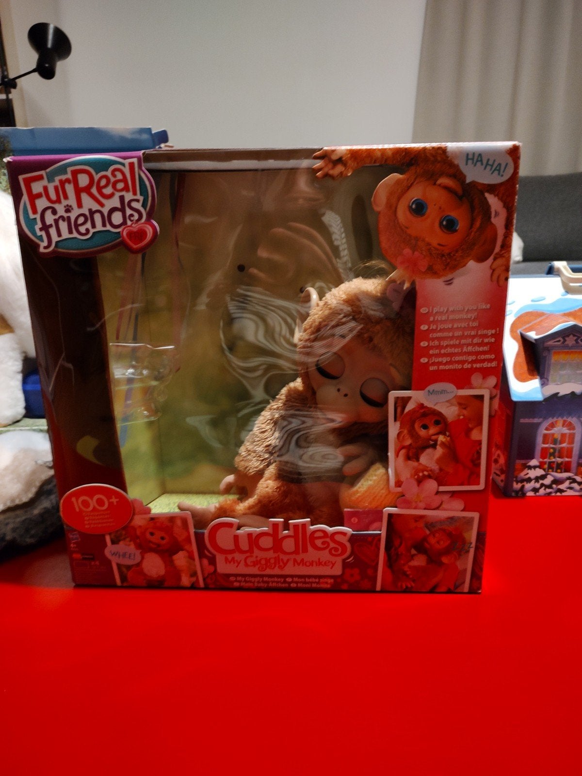 fur real friends aapje cuddles beweegt en geluidjes my giggl, Enfants & Bébés, Neuf, Brun, Singe, Overige karakters