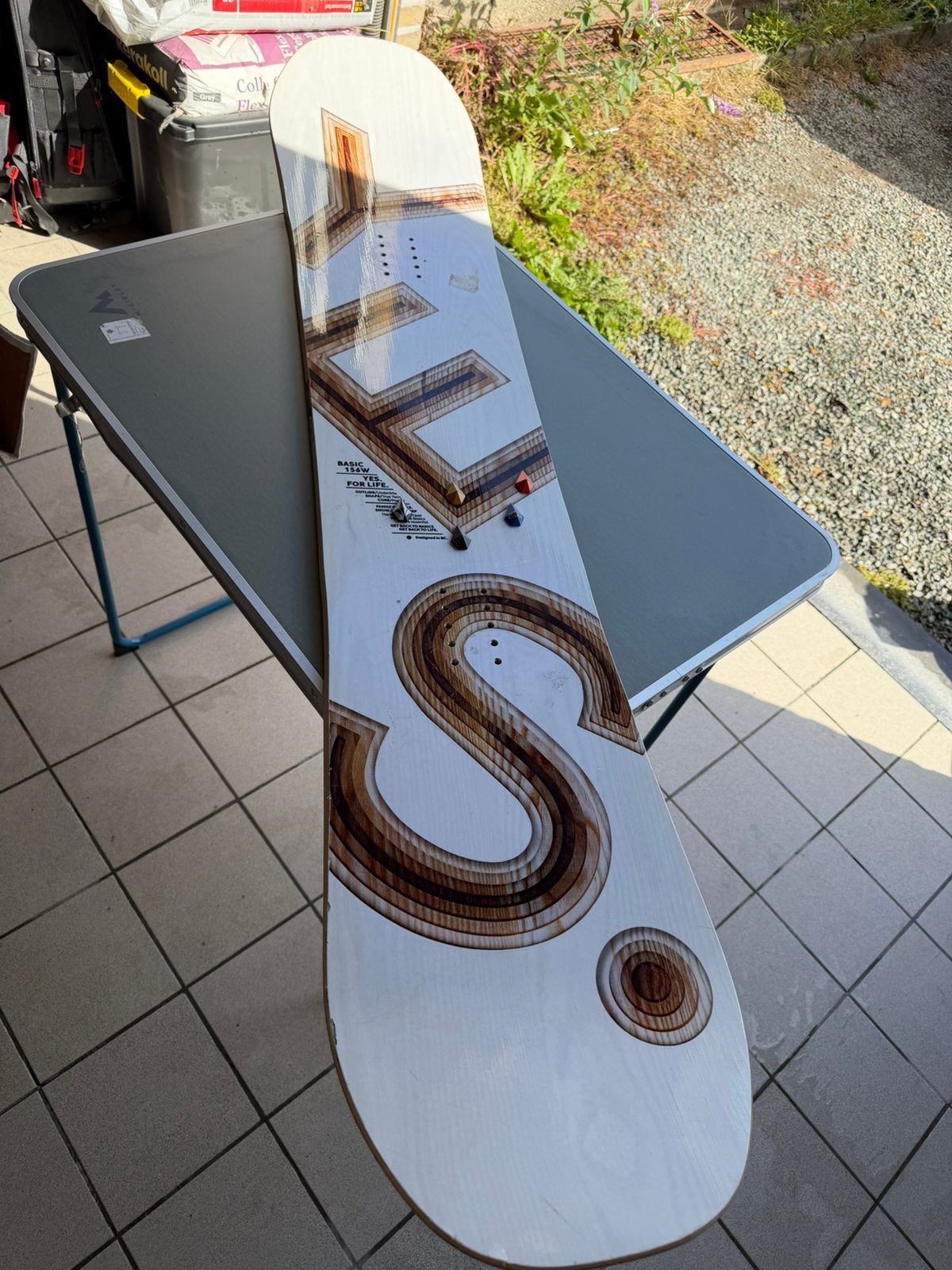 Snowboard YES 156W –, Enlèvement