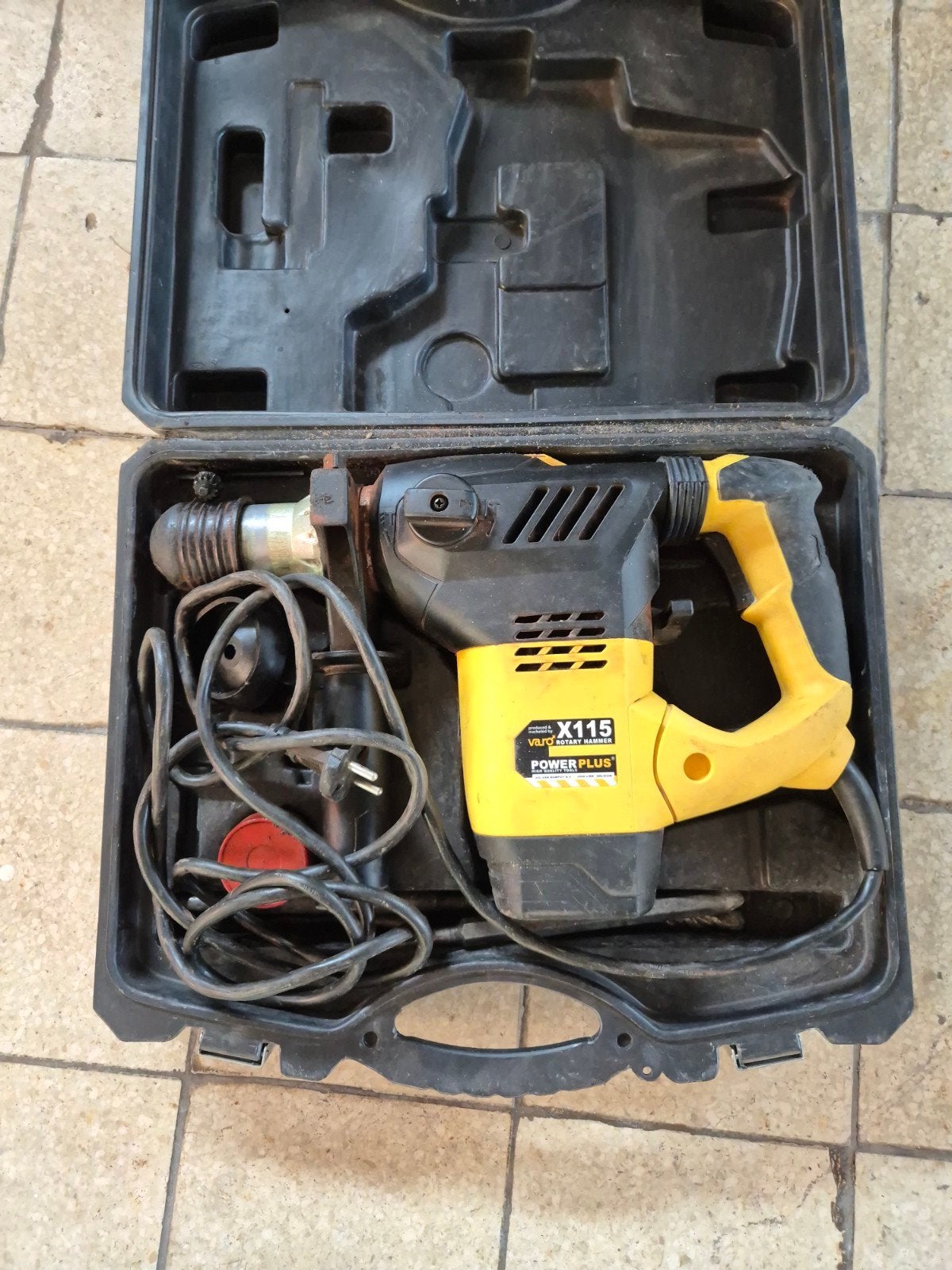 Klopboormachine powerplus, Enlèvement