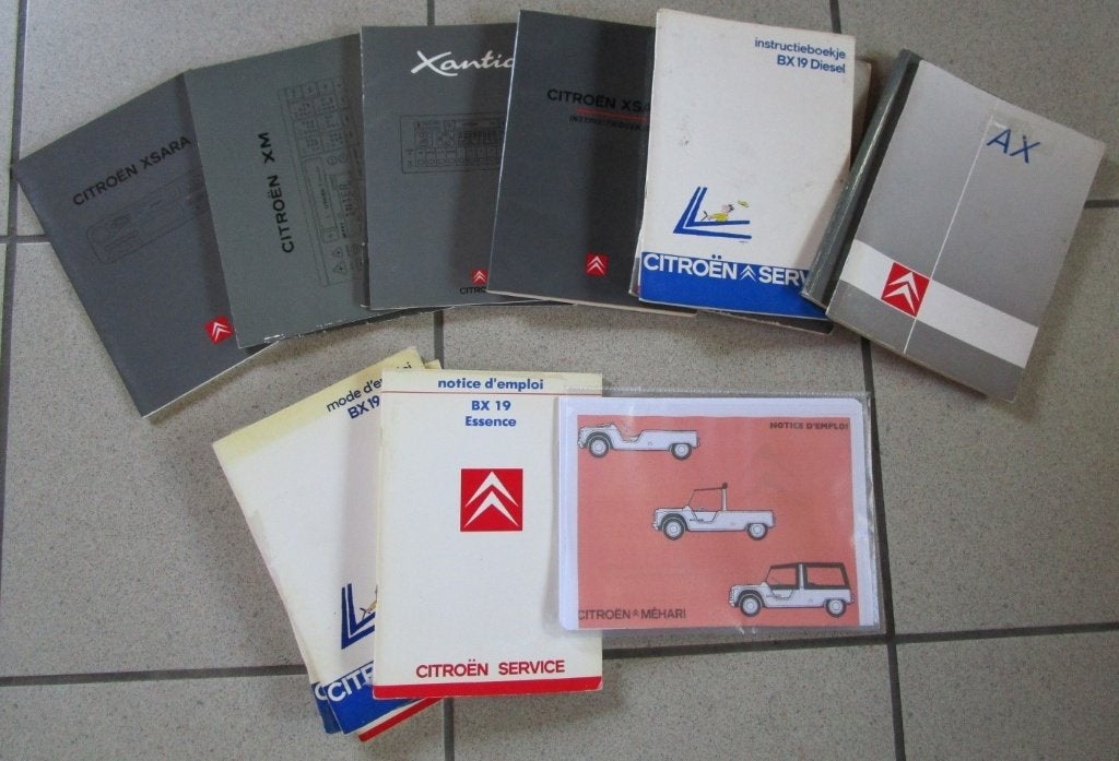 Manuels d'utilisation OPRUIM - Voitures classiques Citroën, Enlèvement ou Envoi