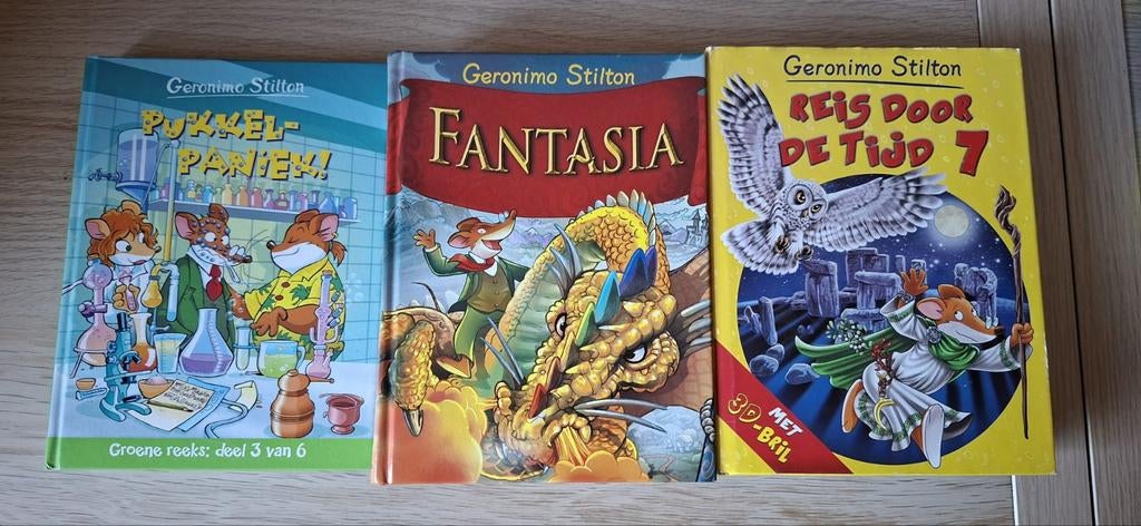 Geronimo Stilton, Boeken, Ophalen