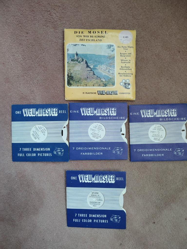 ViewMaster set van schijven DE MOEZEL, Antiek en Kunst, Ophalen of Verzenden