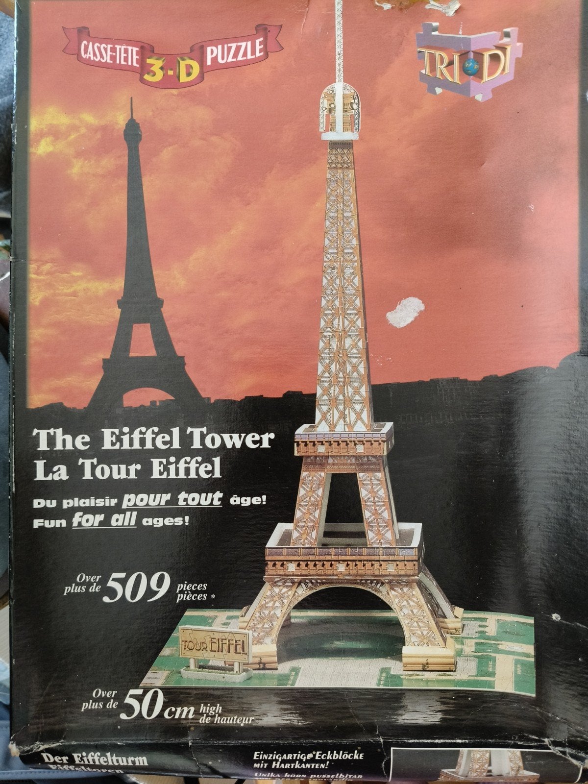 3D puzzel Eiffeltoren, Ophalen of Verzenden