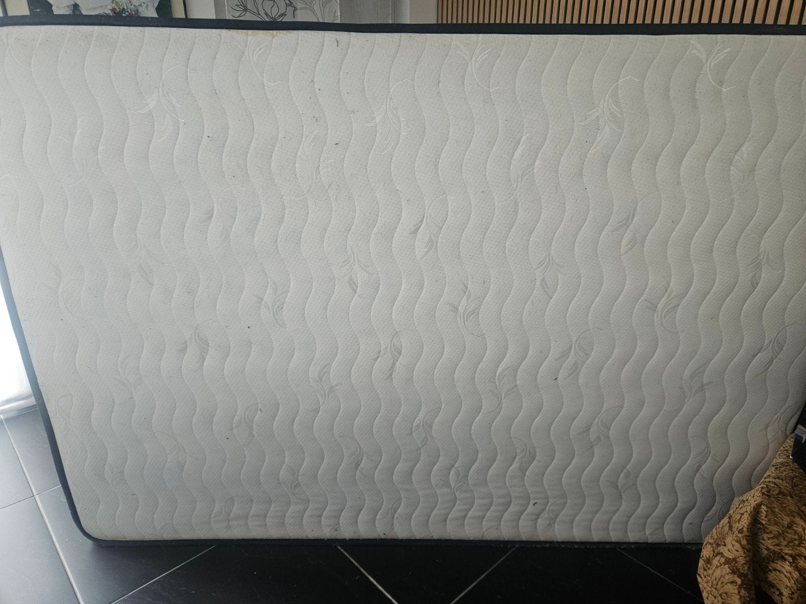 matras van boxspring, Beige, Enlèvement, 200 cm, Deux personnes
