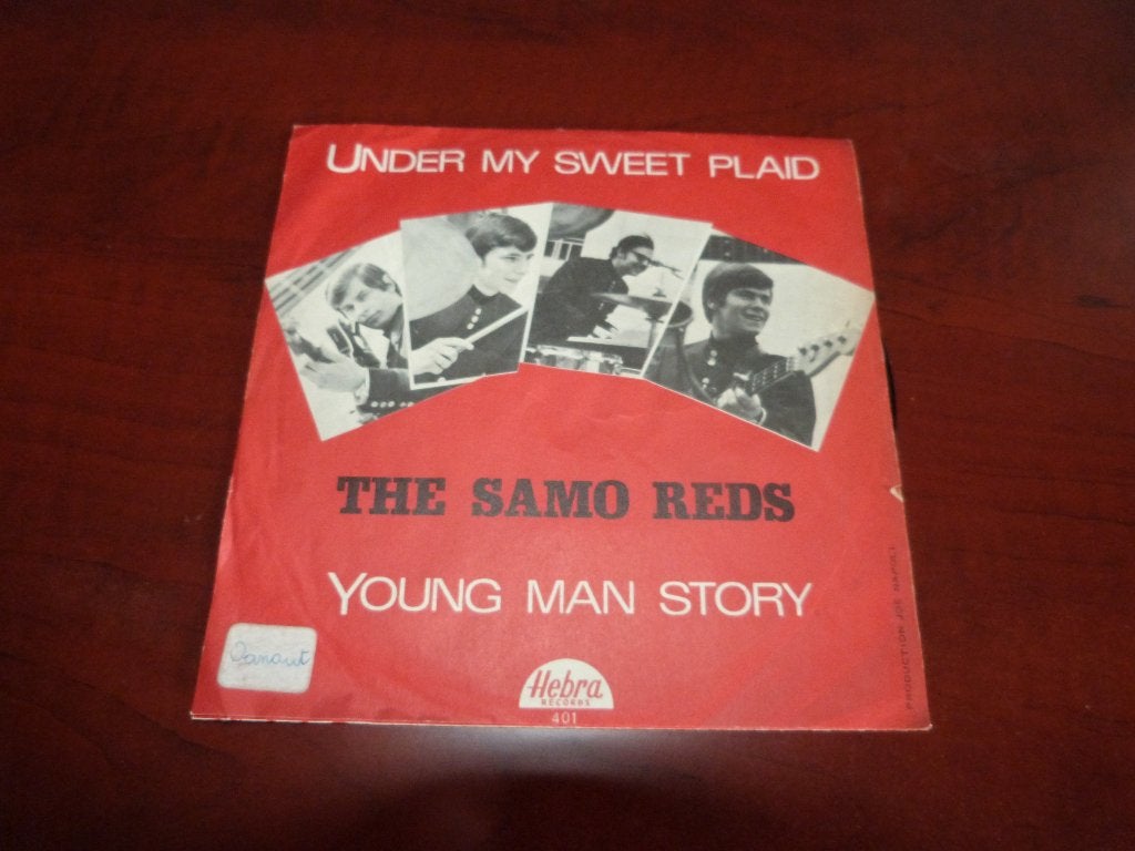 7" van The Samo Reds, Enlèvement ou Envoi, Housse de protection extérieure, 7 inch, Utilisé