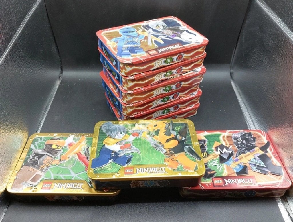 Lego lot de boîtes en fer vide, Lego, Enlèvement, Utilisé, Autres types