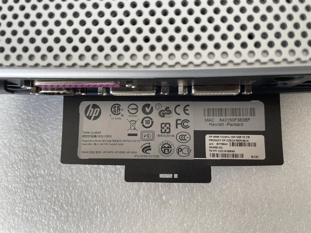 HP T5565 ThinPro Thin Client, Informatique & Logiciels, Ordinateurs de bureau, Utilisé, Moins de 2 Ghz, SSD, Moins de 4 GB, Enlèvement