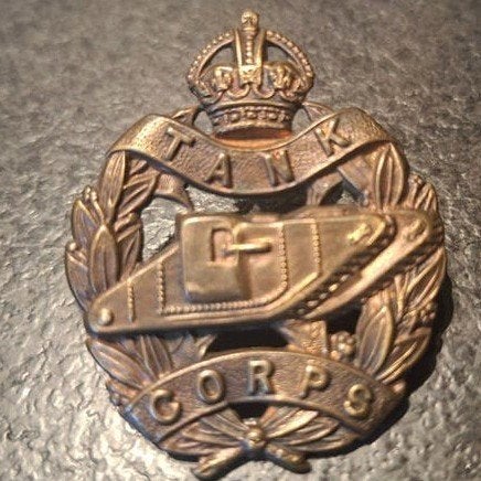 Badge de casquette anglaise de la Première Guerre mondiale, Enlèvement ou Envoi
