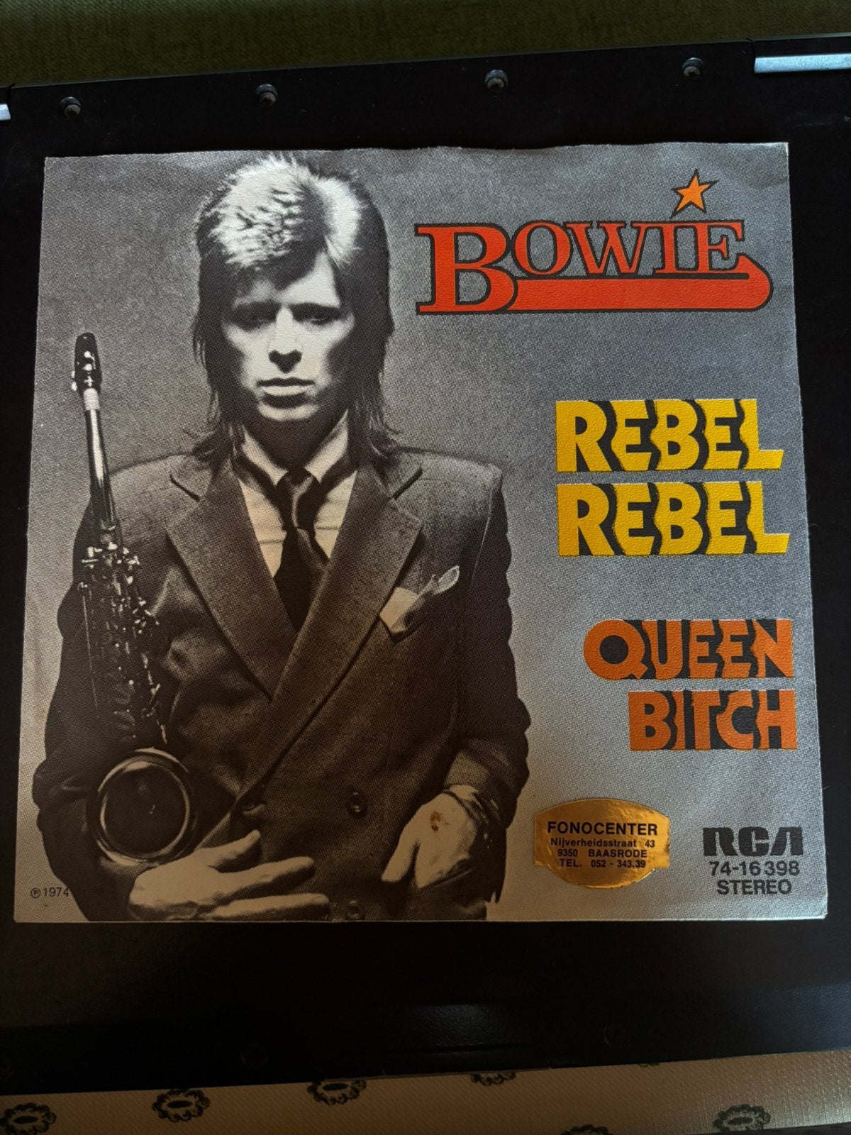 David Bowie, Enlèvement, Comme neuf, 7 inch, LP