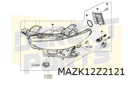Mazda 3 (3/19-) Koplamp Links (LED/adaptief) Origineel! BGKN, -, Verzenden, -, Nieuw
