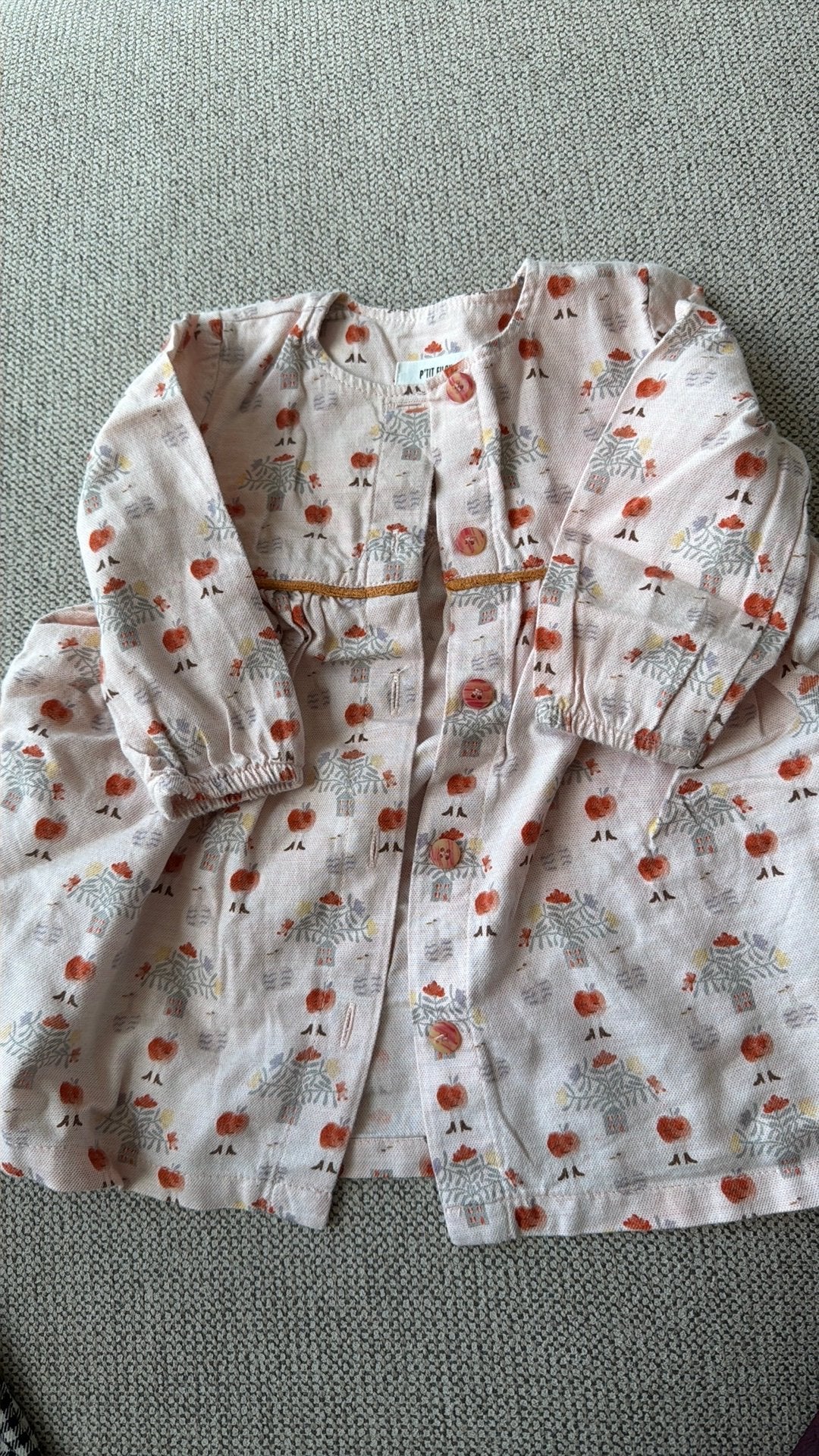 Kleedje P’tit filou, Kinderen en Baby's, Babykleding | Overige, Ophalen of Verzenden, Zo goed als nieuw, Meisje