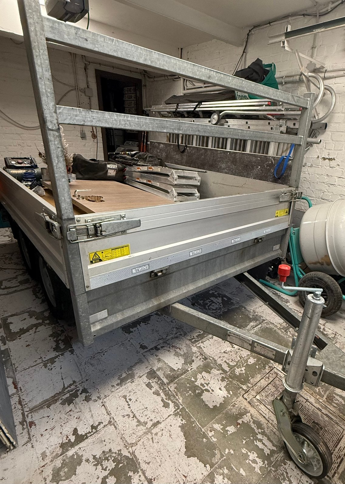 Remorque double essieux Twins 750kg, Ophalen, Zo goed als nieuw