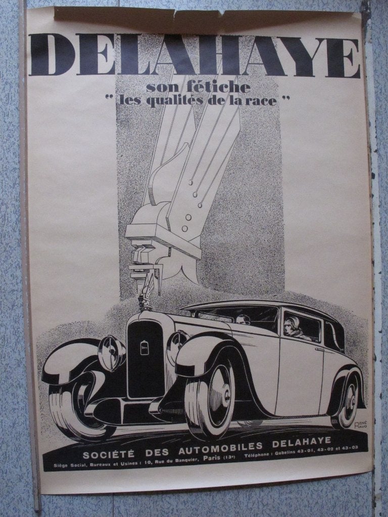 Autoposters uit 1920, 1930, Ophalen