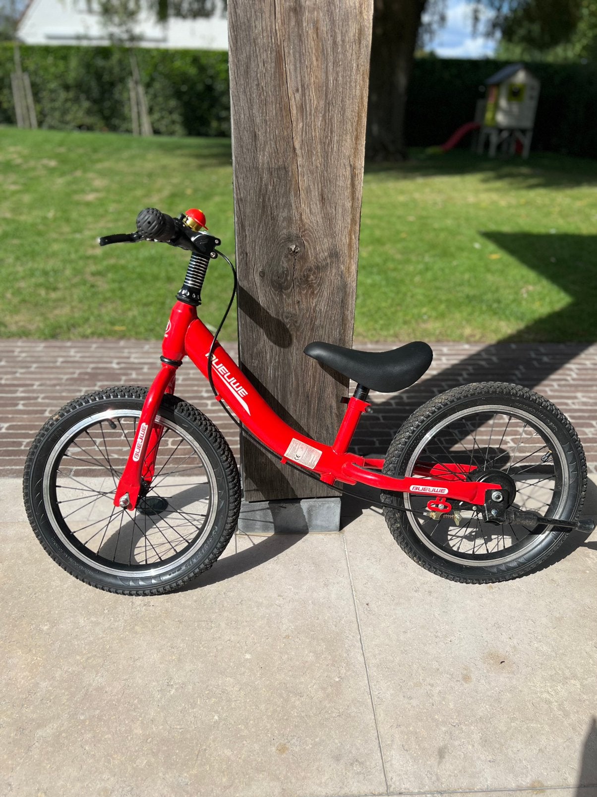 Loopfiets 16inch rood, Fietsen en Brommers, Ophalen, Zo goed als nieuw