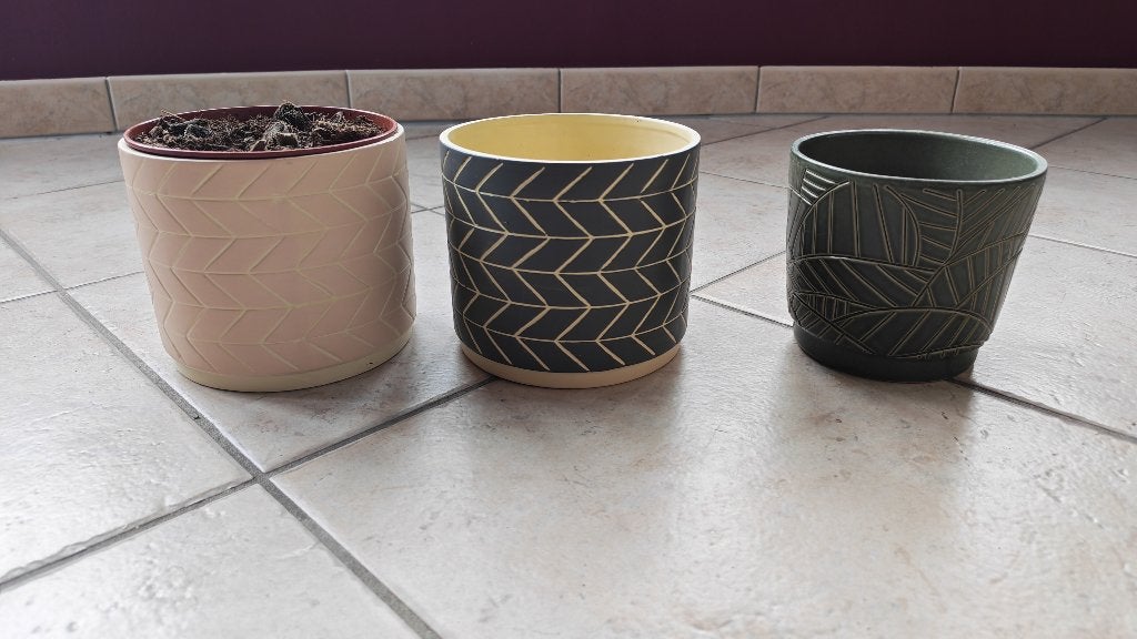 3 Sierpotten, Tuin en Terras, Ophalen, Nieuw