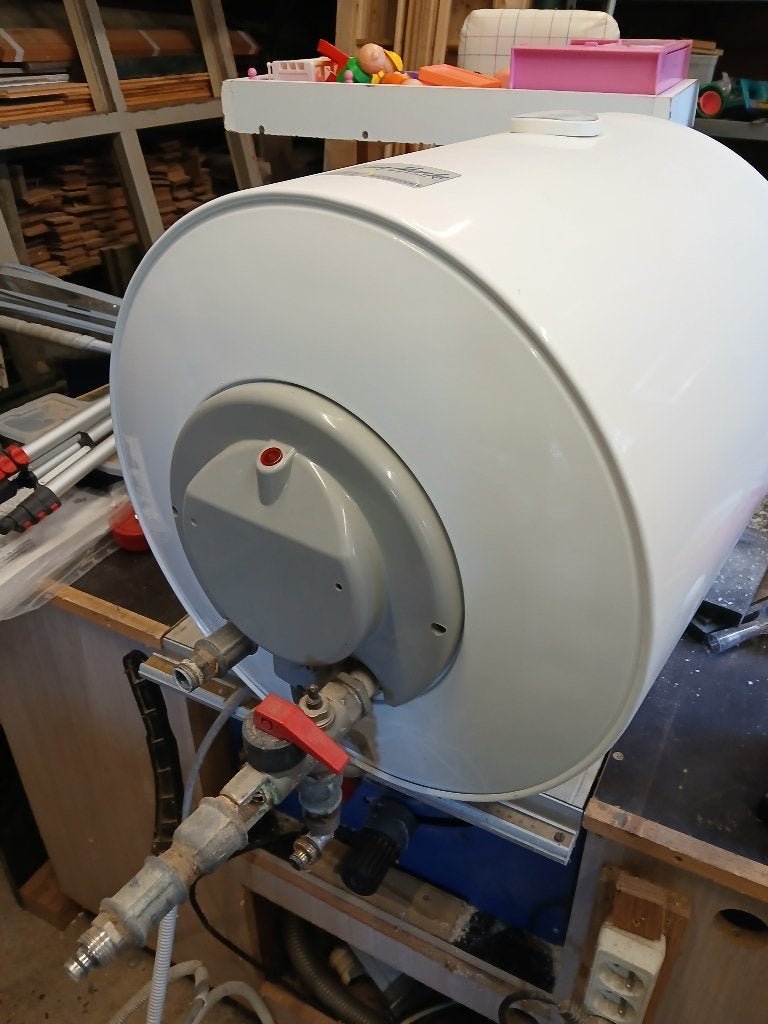 Waterboiler elektrisch, Doe-het-zelf en Bouw, Ophalen, 20 tot 100 liter, Boiler, Zo goed als nieuw