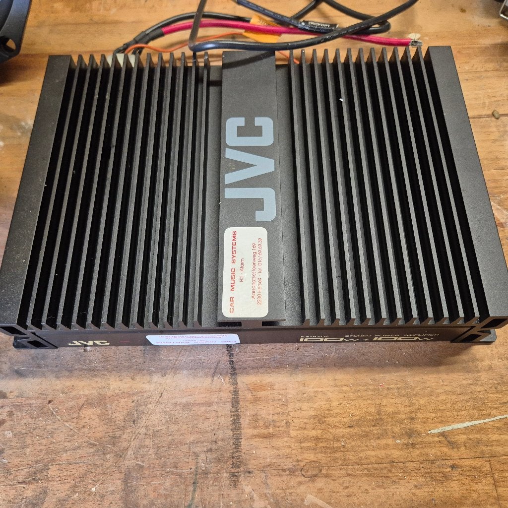 Audioversterker voor auto met luissprekers, JVC, Enlèvement, 120 watts ou plus, Stéréo