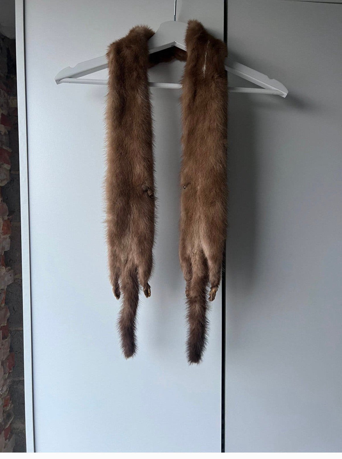 Col en fourrure/étole en fourrure marron vintage, Vêtements | Femmes, Bonnets, Écharpes & Gants, Enlèvement, Comme neuf