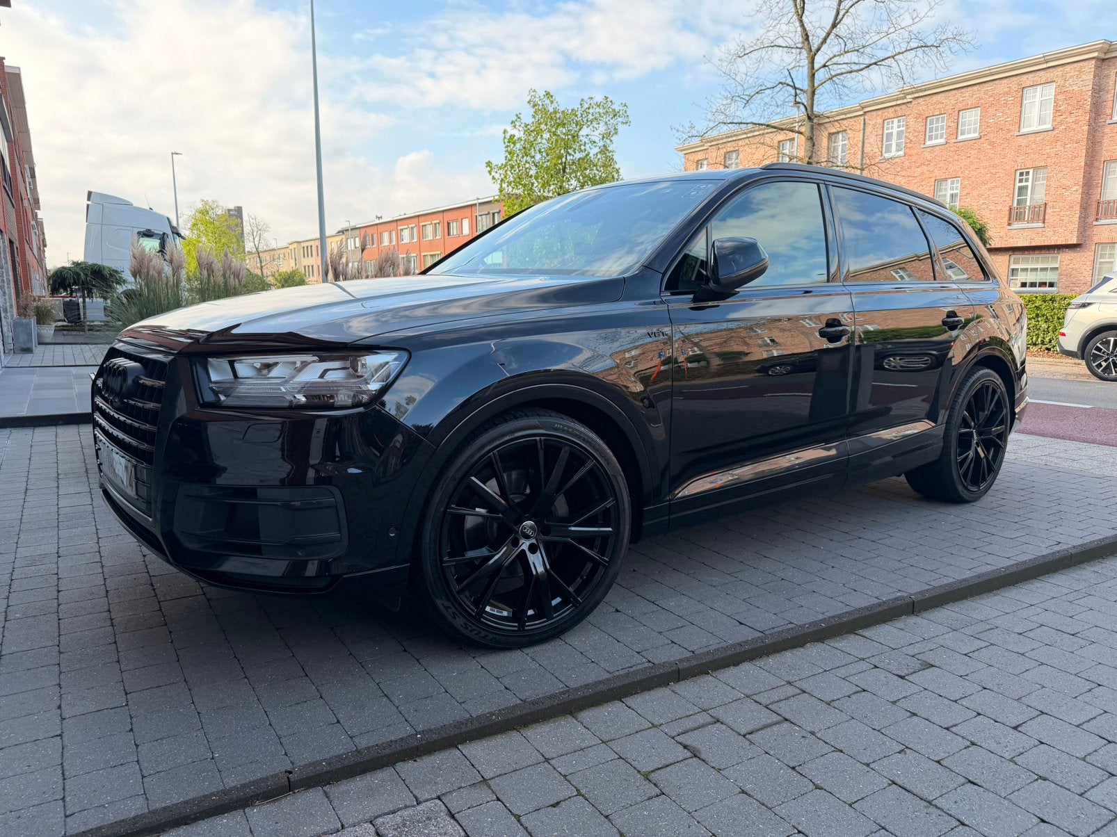 Audi Q7 3.0TDI Quattro, luchtvering , panodak, led, Autos, Cuir, Achat, Euro 6, Noir