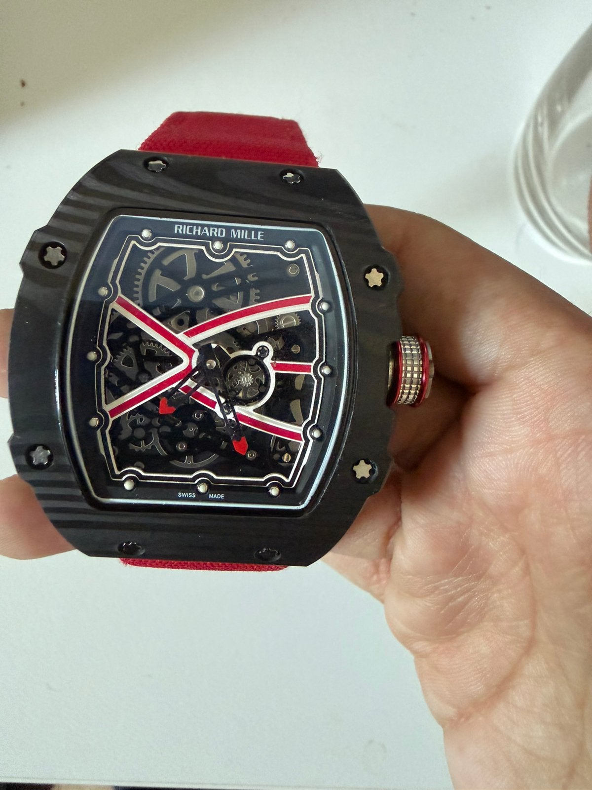 Rode Richard Mille horloge, Verzenden, Nieuw