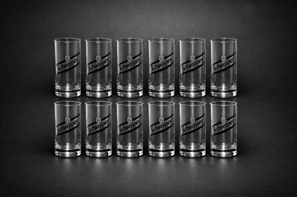 Set van 12 Schweppes longdrinkglazen., Ophalen, Nieuw, Overige typen