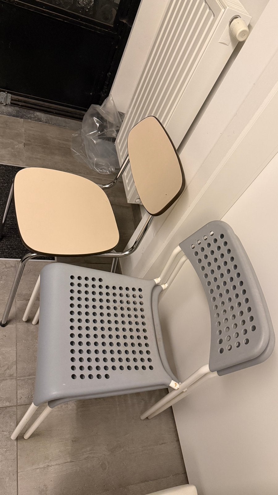 Gratis stoelen, Ophalen, Gebruikt