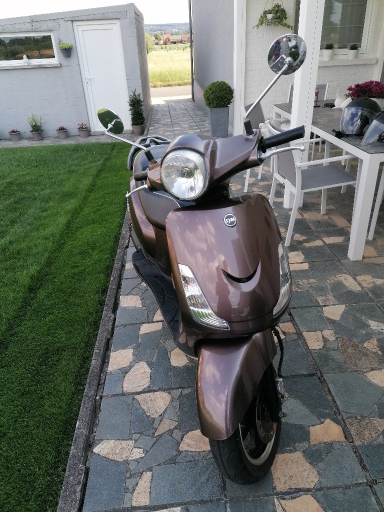 Scooter SYM FIDDLE  + helmen, Fietsen en Brommers, Ophalen, Gebruikt, Klasse B (45 km/u), Benzine
