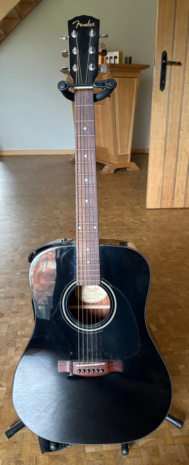 Te koop Fender CD-60 BLK, Muziek en Instrumenten, Snaarinstrumenten | Gitaren | Akoestisch, Ophalen, Zo goed als nieuw