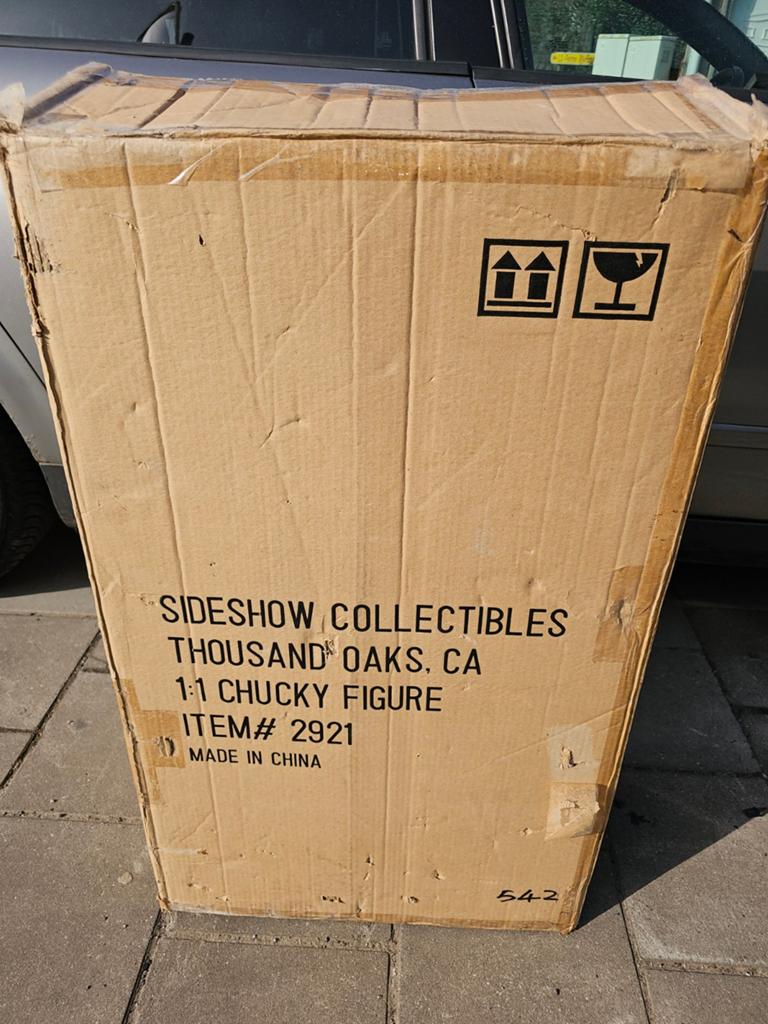 Sideshow life size seed of chucky, Enlèvement, Comme neuf, Film, Statue, Réplique ou Modèle