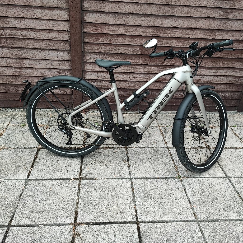 Speedpedelec trek allant+ 8s Stagger, Versnellingen, Minder dan 49 cm, Zo goed als nieuw, Schijfrem