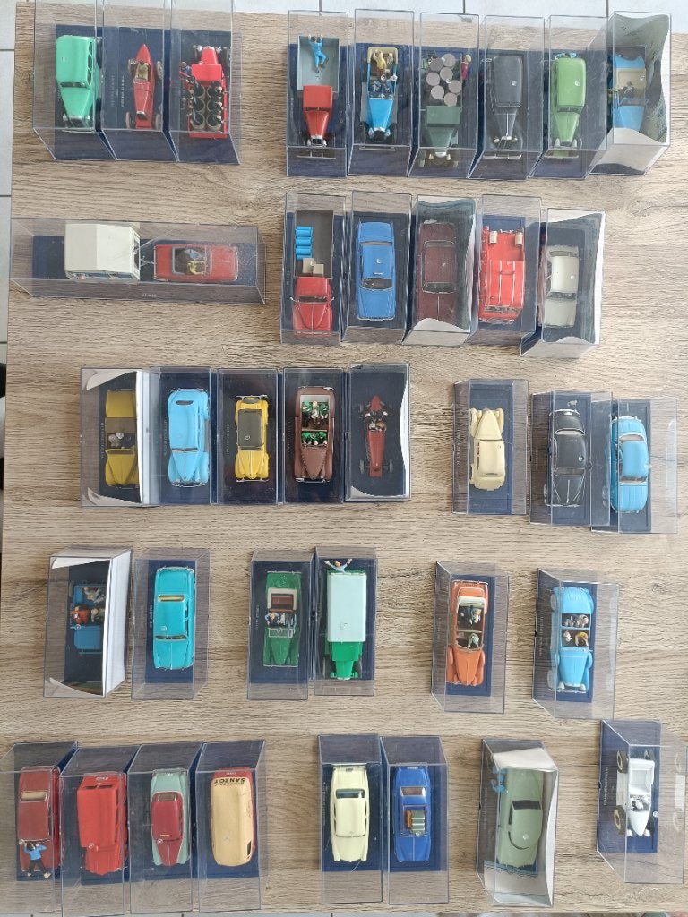 Collection voitures Tintin 1:43, Ophalen, Zo goed als nieuw