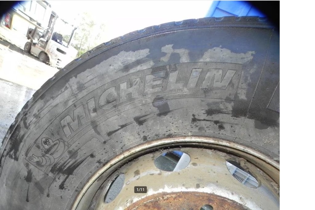 Michelin X Multiway 3D 295/80/R22.5 vrachtwagenband+ velg, Enlèvement, Utilisé, Autres marques, Autres pièces automobiles