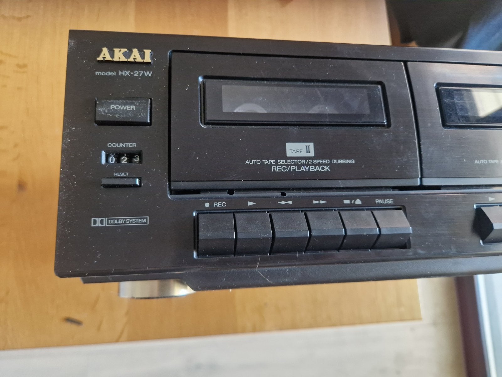 Platine à double cassette Akai, TV, Hi-fi & Vidéo, Enlèvement, Akai
