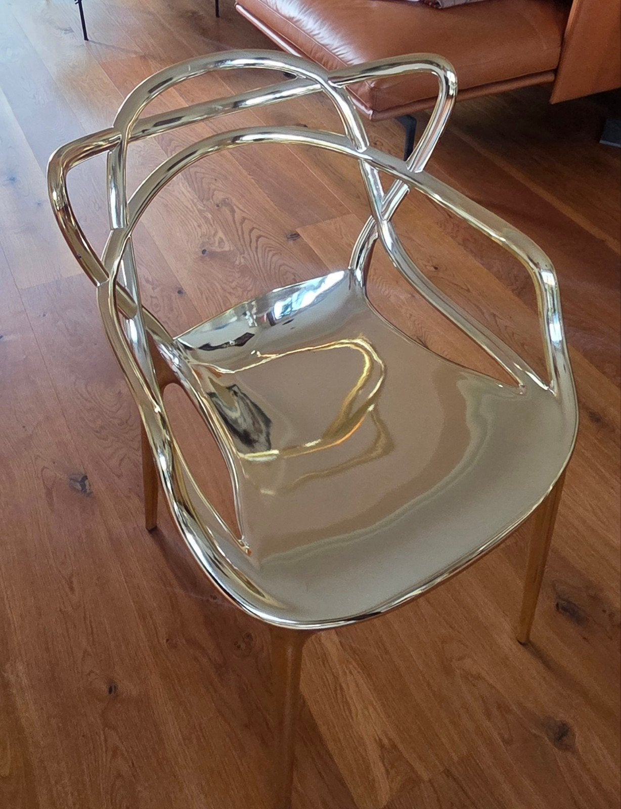 Kartell Masters chair Gold (4), Ophalen, Kunststof, Gebruikt, Overige kleuren