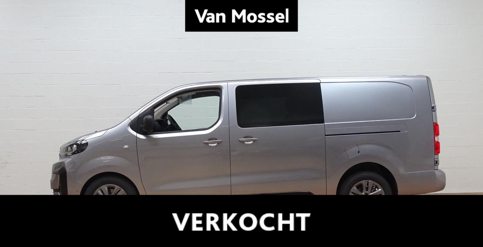 Citroën Jumpy XL 2.2 BlueHDi Dubbele cabine +leder, 4 deurs, Stof, Zwart, 4 cilinders