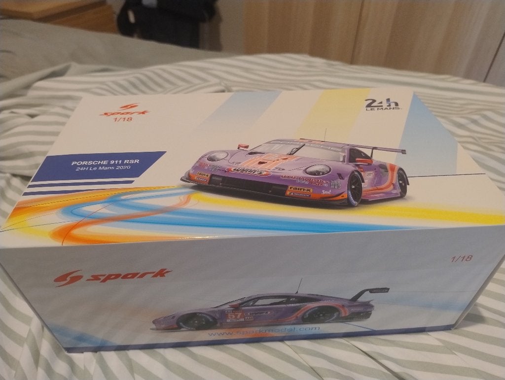 Porsche 911 991 RSR Le Mans 2020 Spark 1/18, Hobby & Loisirs créatifs, Voitures miniatures | 1:18, Enlèvement ou Envoi, Comme neuf