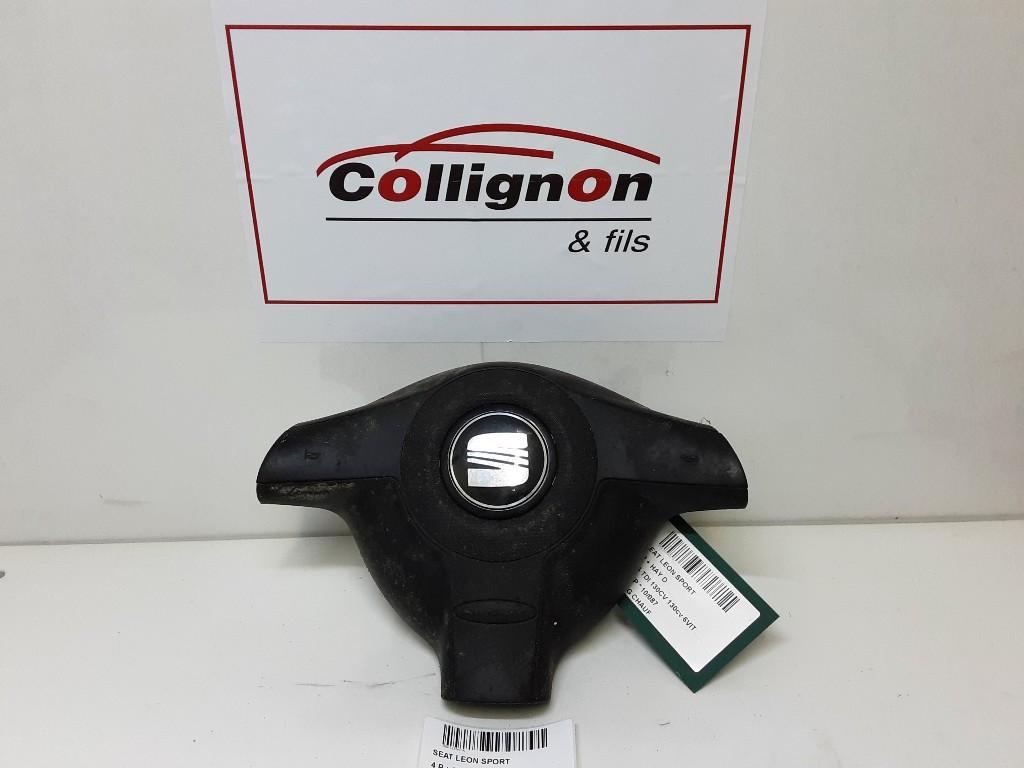 AIRBAG VOLANT Seat Leon (1M1) (01-1999/06-2006) (1M0880201J), Utilisé, Seat