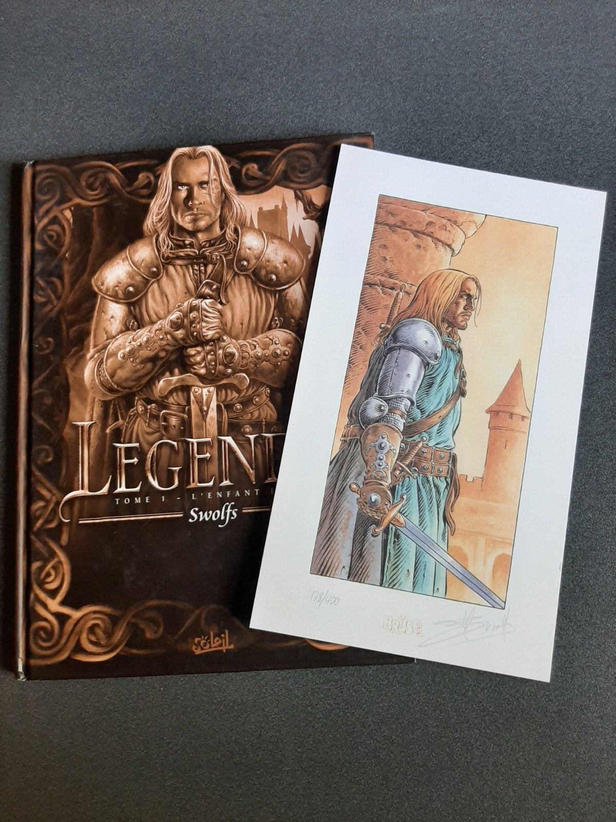 Légende 1 : L'enfant loup TL 2003 + Ex-libris NEUF, Livres, BD
