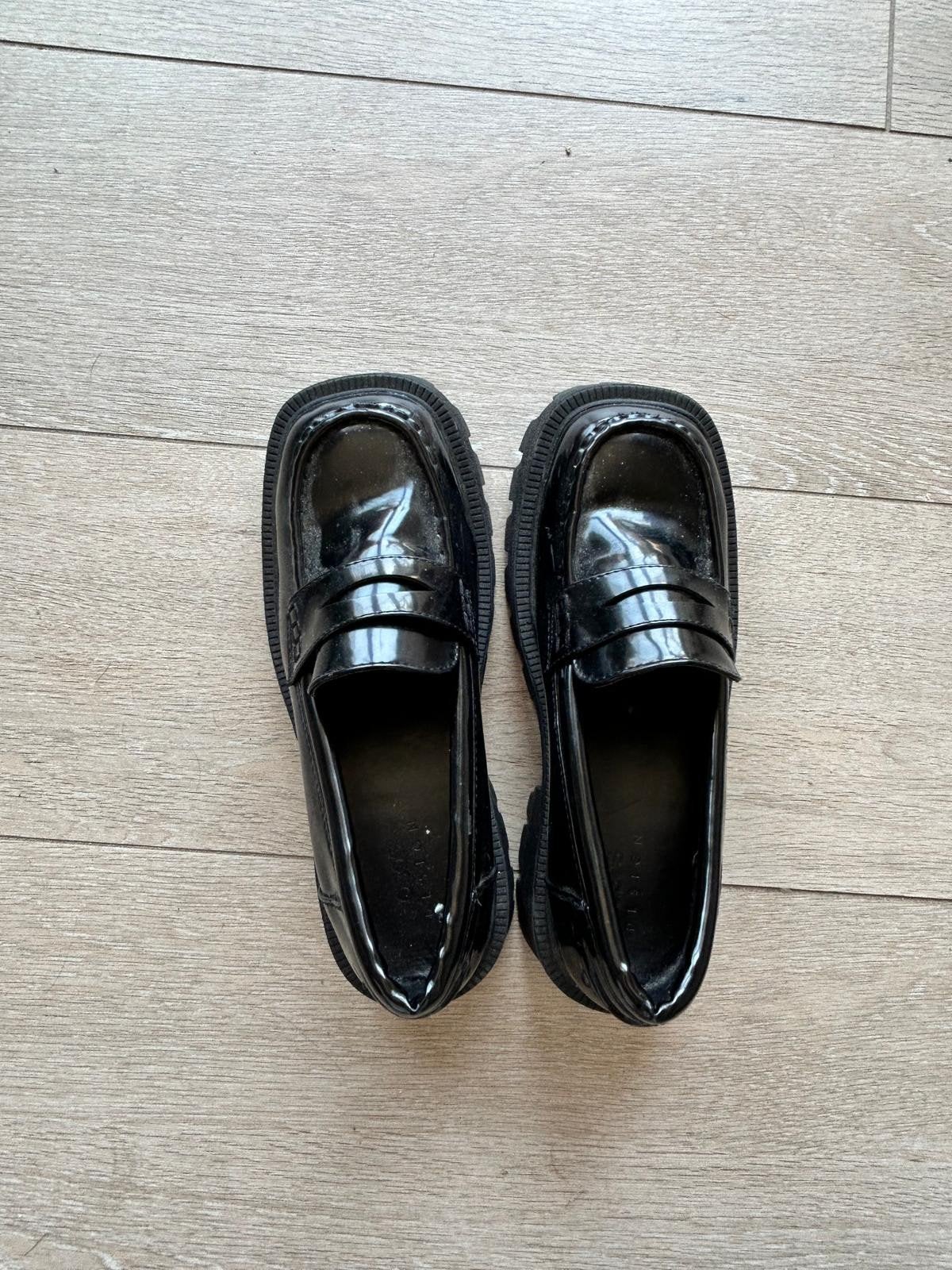 Zwarte hakken instappers asos maat 39, Comme neuf, Enlèvement, Asos, Chaussures basses