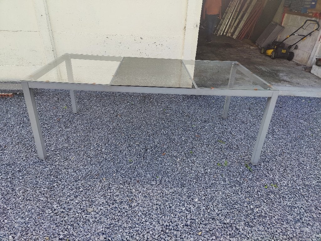 Table de jardin, Jardin & Terrasse, Enlèvement, Utilisé, Rectangulaire, Aluminium