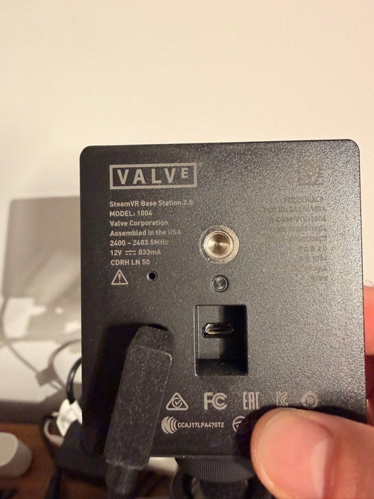 Steam VR Base Station 2.0 - 2 Pièces, Games en Spelcomputers, Ophalen of Verzenden, Zo goed als nieuw, Controller, Pc
