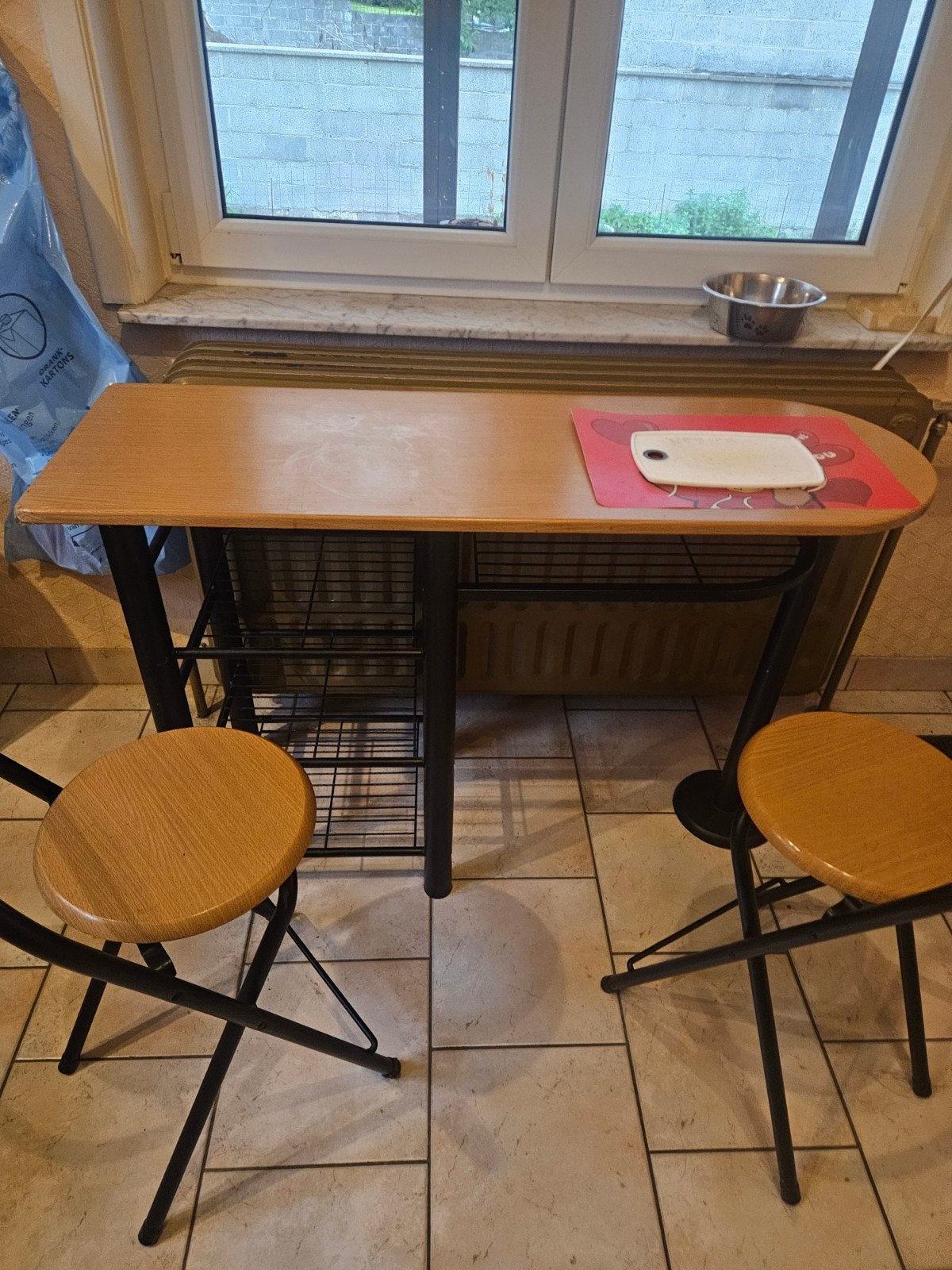 set de cuisine avec deux tabourets, Maison & Meubles, Enlèvement