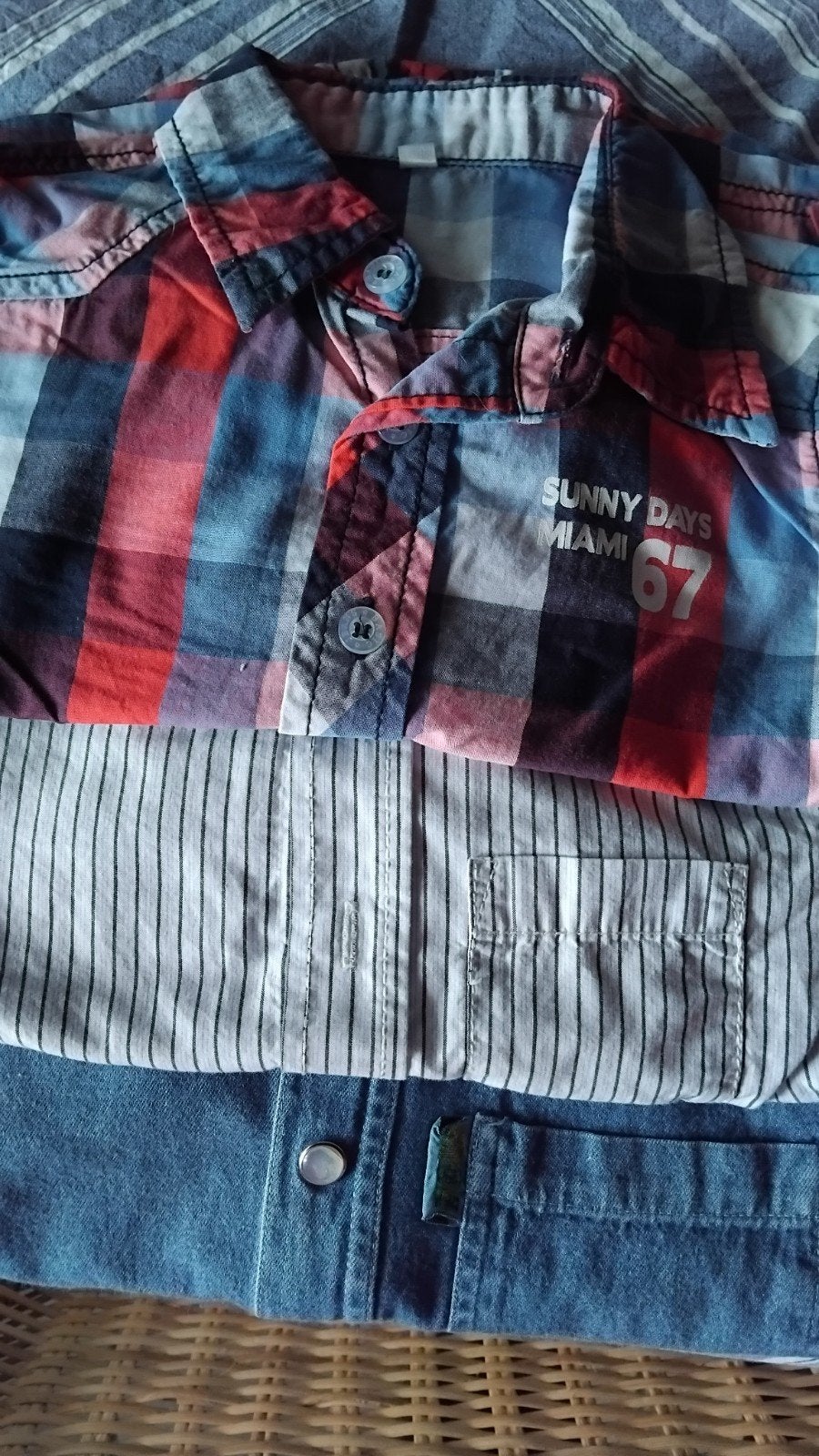 Set van 11 shirts voor jongens (maat 92 - 98), Gebruikt, Plusieurs marques, Ophalen of Verzenden, Shirt of Longsleeve