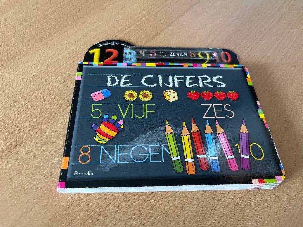 Uitwisbaar Oefenboekje De cijfers, Kinderen en Baby's, Ophalen, Gebruikt, Rekenen