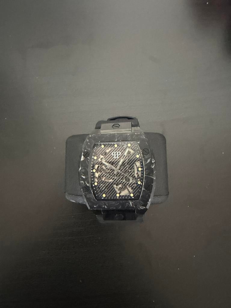 Philip Pleinn Skeleton Automatic Horloge, Handtassen en Accessoires, Horloges | Heren, Ophalen of Verzenden, Zo goed als nieuw