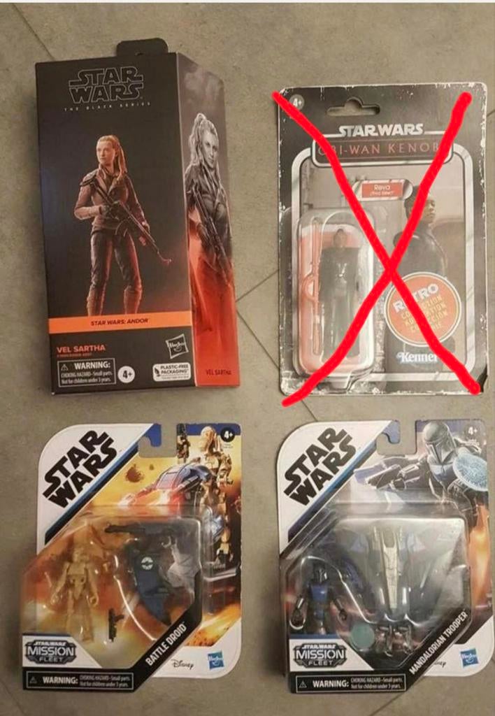 Star wars actiefiguren SEALED, Collections, Star Wars, Neuf, Enlèvement