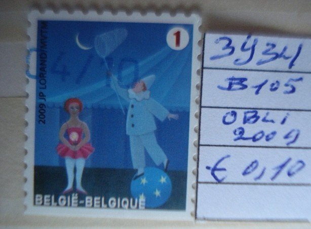 België nr. 3934 (O), Verzenden, Gestempeld, Gestempeld, Overig
